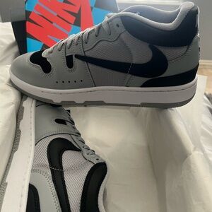 Travis Scott Nike Gray and Black Sneakers